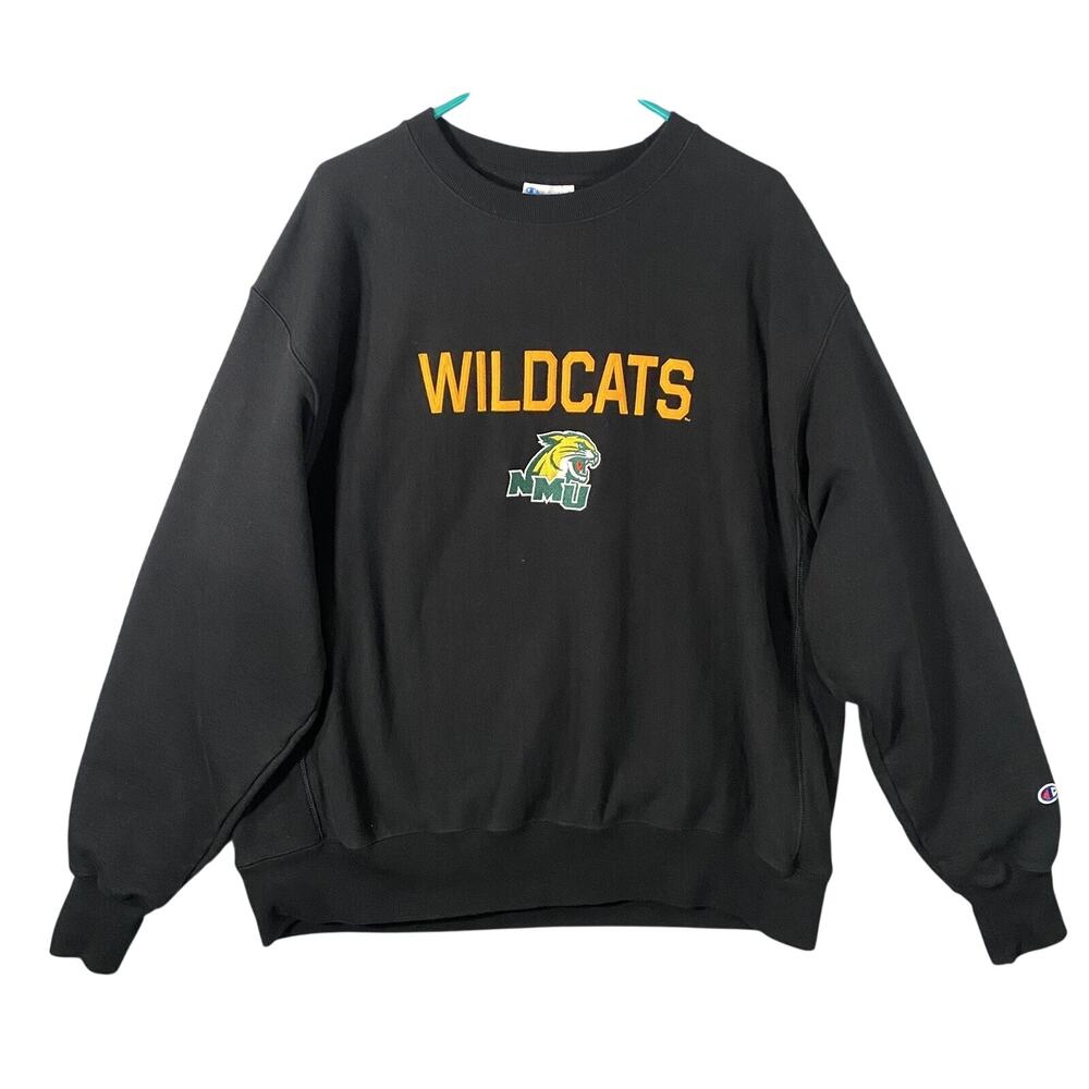 Northern Michigan University NMU Wildcats Champion Reverse Weave Sweatshirt XL